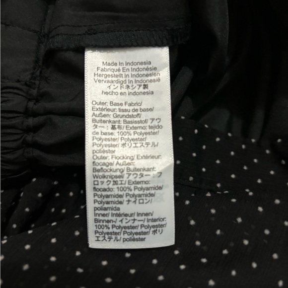 J.Crew Polka Dot Black & White Tiered MIDI Skirt Elastic Waist Size PS - Picture 5 of 7